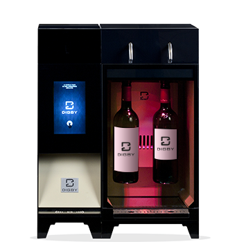 distributeur de vin au verre