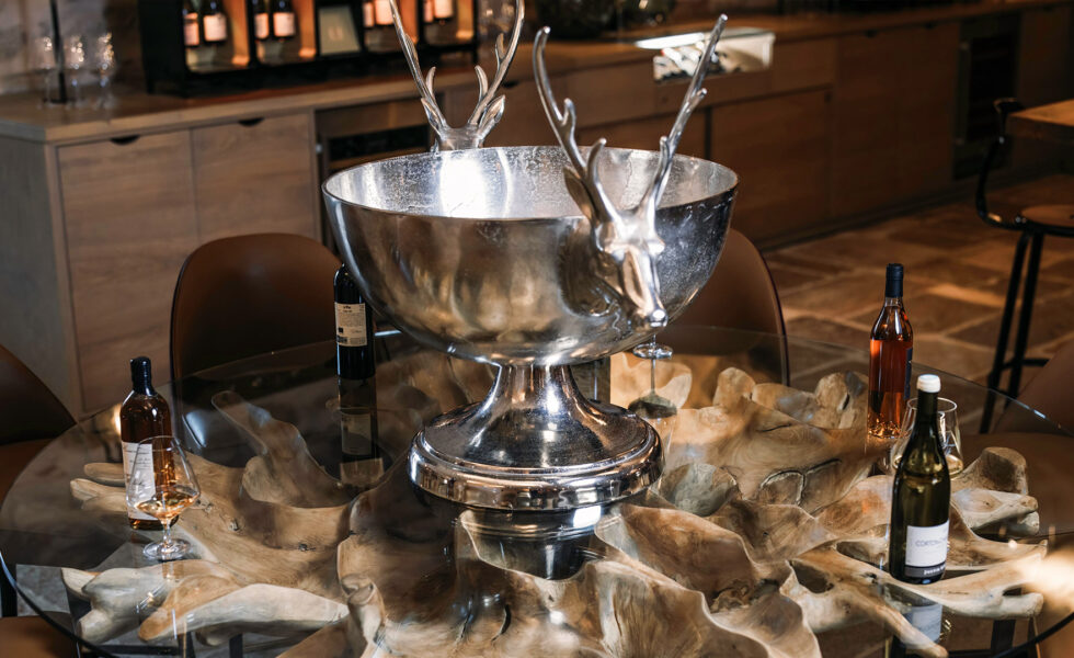 Distributeur de vin au verre Digital Digby en libre-service à l'hôtel Les 7 Fontaines à Tournus