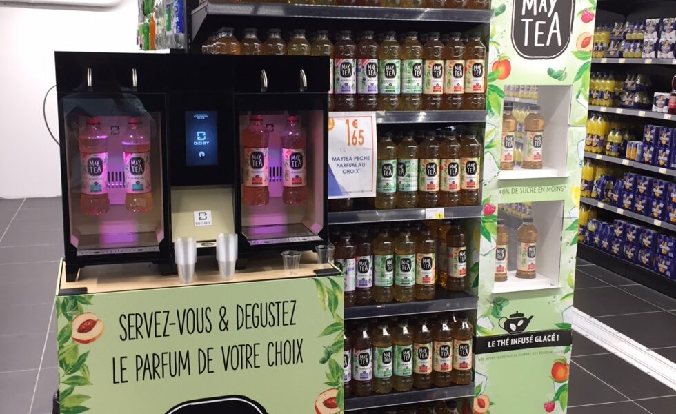 Distributeur de vin au verre Digital Digby chez Auchan