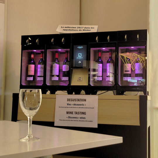 Installation Digitale DIgby à la Maison du Tourisme et du Vin de Pauillac