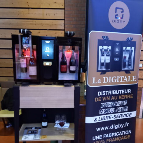 Distributeurs de vin au verre Digby de la gamme Digitale à la convention Brit Hotel Nantes 2024