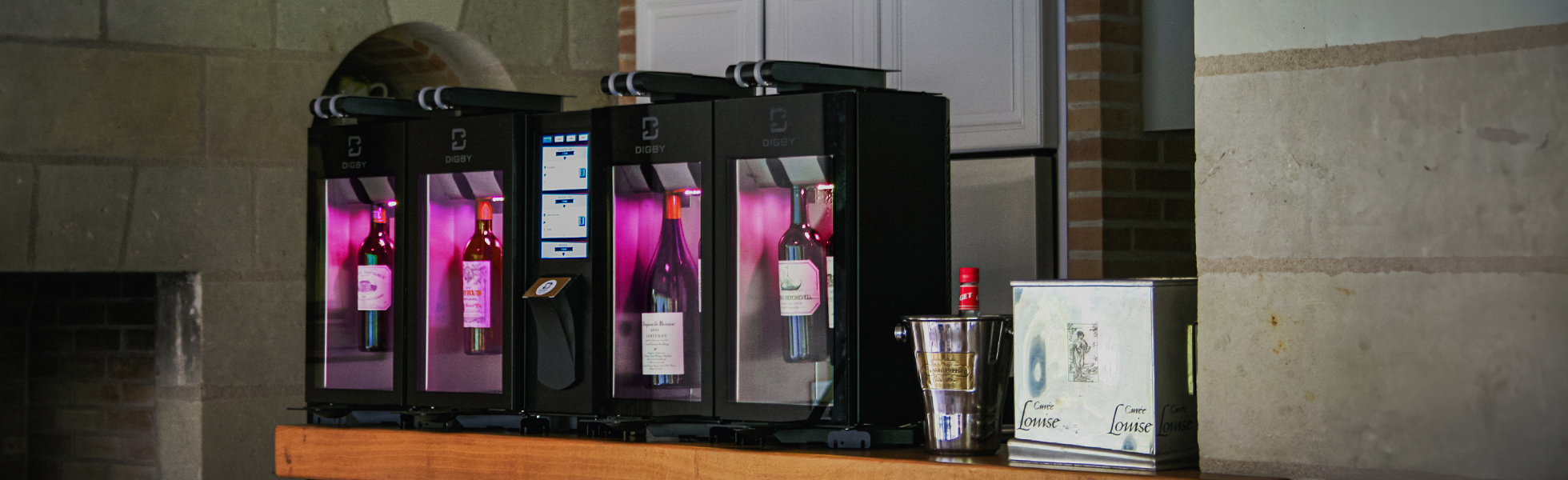 Digby 8-bottle Digital wine dispenser by the glass
