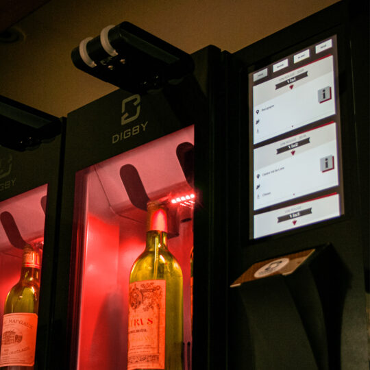 Paramétrage de la dose de service avec le distributeur de vin au verre Digital DIGBY