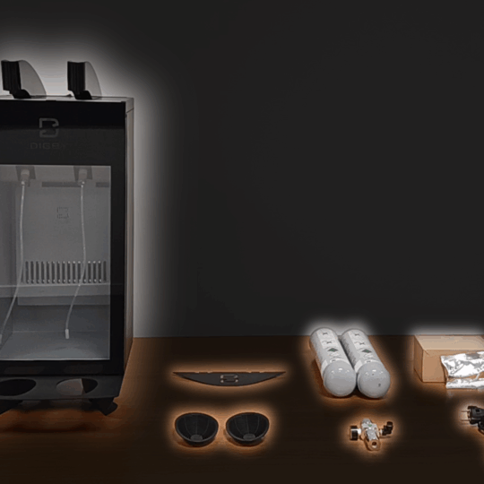 Contenu du colis distributeur de vin 2 bouteilles Duo