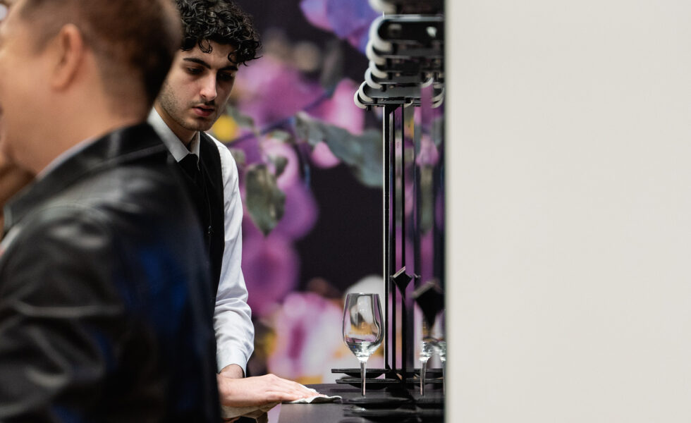 Installation Digby 14 bouteilles gamme Digitale - stand Rothschild Vinexpo 2026