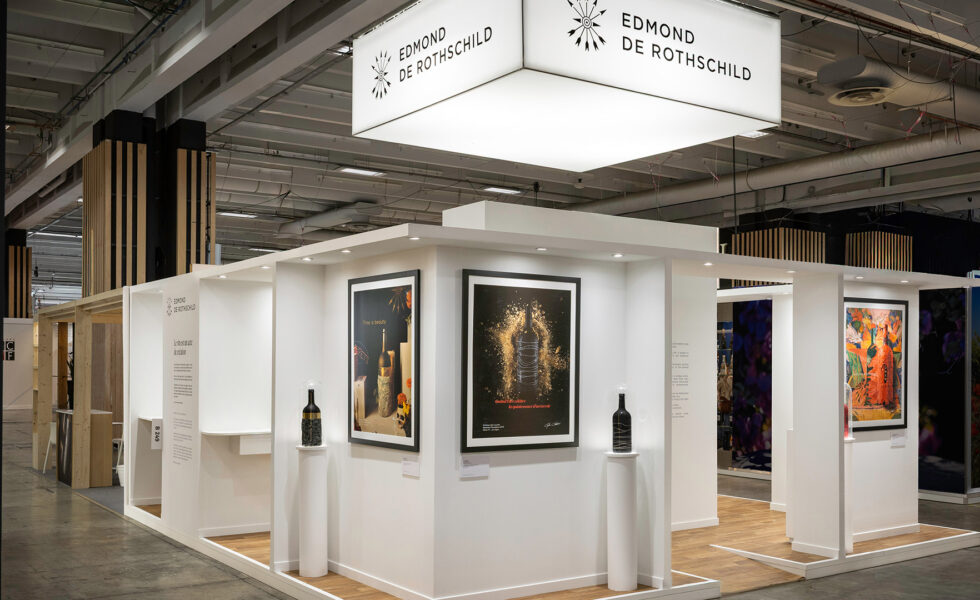 Stand de Rothschild sur le salon Vinexpo 2026